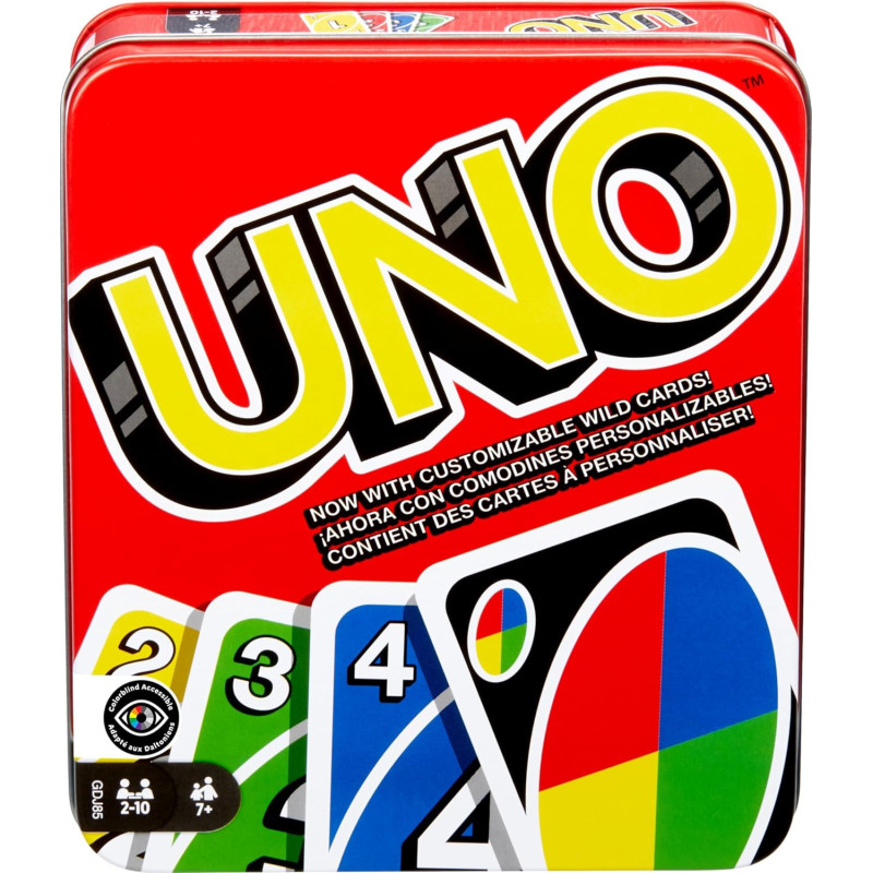 UNO card game TIN Edition