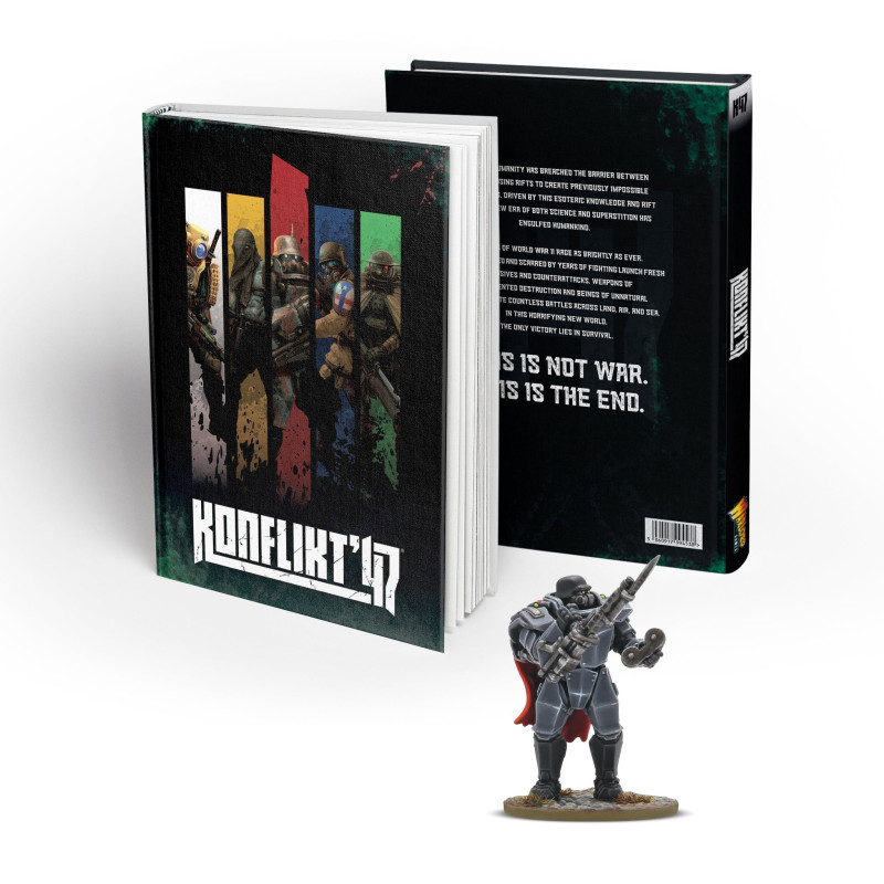Konflikt '47 Rulebook with Axis special miniature