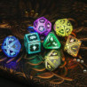 Critical and Fumbles LED 7 pc Dice Set